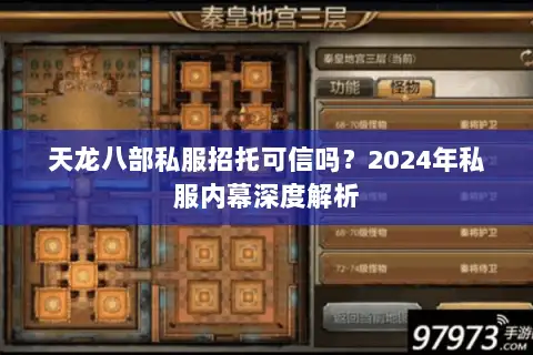 天龙八部私服招托可信吗？2024年私服内幕深度解析