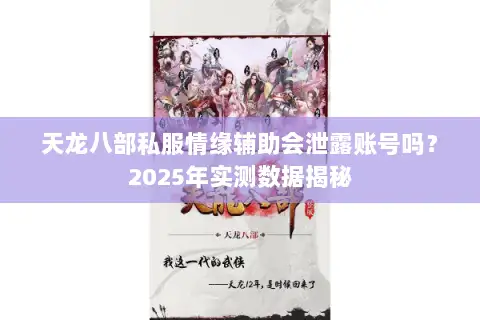 天龙八部私服情缘辅助会泄露账号吗？2025年实测数据揭秘
