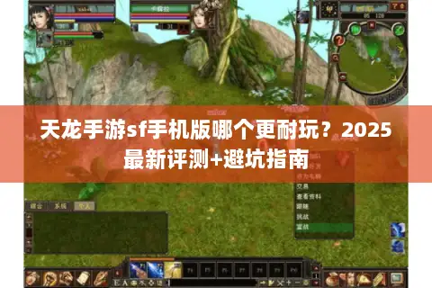 天龙手游sf手机版哪个更耐玩？2025最新评测+避坑指南