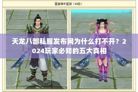 天龙八部私服发布网为什么打不开？2024玩家必知的五大真相