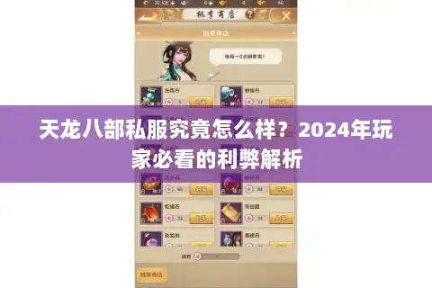 天龙八部私服究竟怎么样？2024年玩家必看的利弊解析