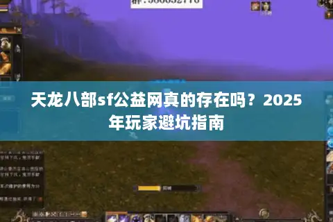 天龙八部sf公益网真的存在吗？2025年玩家避坑指南