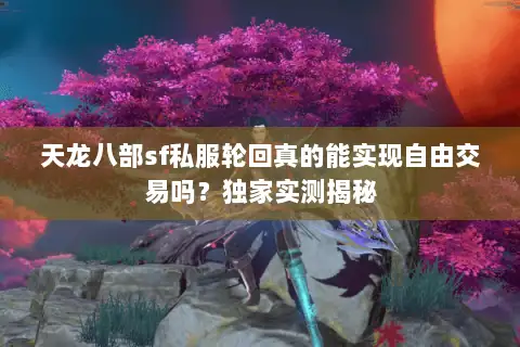 天龙八部sf私服轮回真的能实现自由交易吗？独家实测揭秘