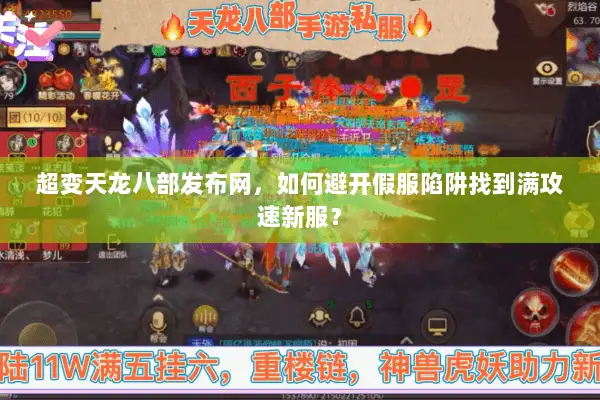 超变天龙八部发布网，如何避开假服陷阱找到满攻速新服？
