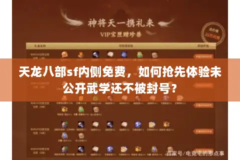 天龙八部sf内侧免费，如何抢先体验未公开武学还不被封号？