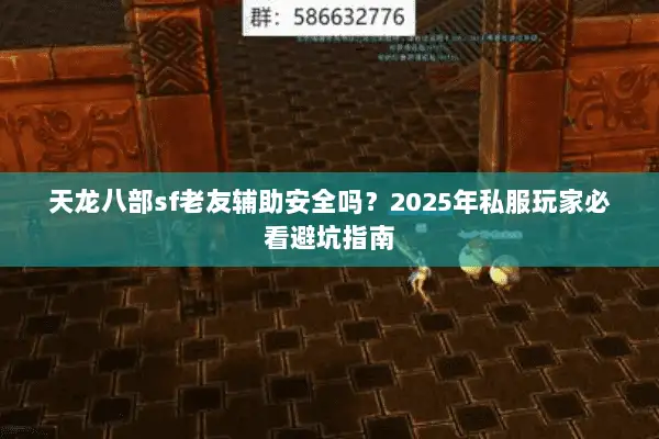 天龙八部sf老友辅助安全吗？2025年私服玩家必看避坑指南