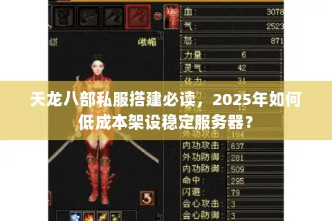 天龙八部私服搭建必读，2025年如何低成本架设稳定服务器？