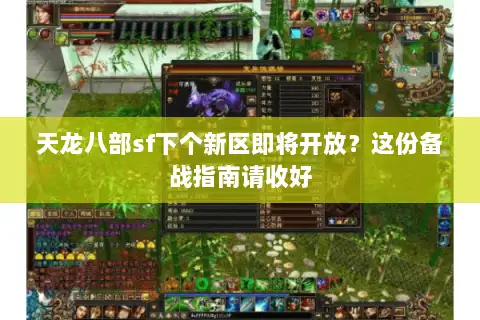 天龙八部sf下个新区即将开放？这份备战指南请收好