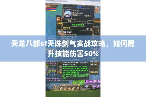 天龙八部sf天诛剑气实战攻略,如何提升技能伤害50% 天龙八部sf天诛剑气实战攻略,如何提升技能伤害50%