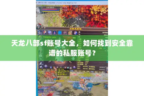 天龙八部sf账号大全，如何找到安全靠谱的私服账号？