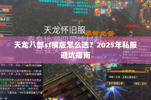 天龙八部sf横版怎么选？2025年私服避坑指南