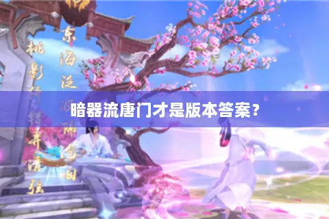 暗器流唐门才是版本答案？