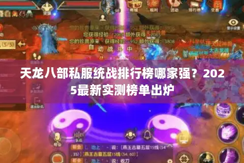 天龙八部私服统战排行榜哪家强？2025最新实测榜单出炉