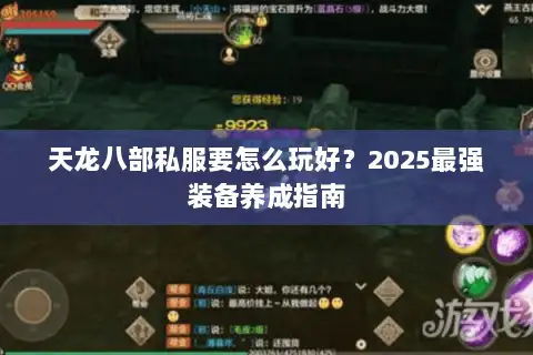 天龙八部私服要怎么玩好？2025最强装备养成指南