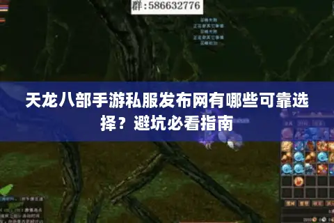 天龙八部手游私服发布网有哪些可靠选择?避坑必看指南 天龙八部手游私服发布网有哪些可靠选择?避坑必看指南