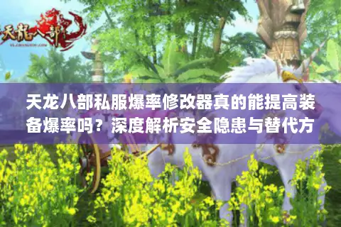 天龙八部私服爆率修改器真的能提高装备爆率吗？深度解析安全隐患与替代方案