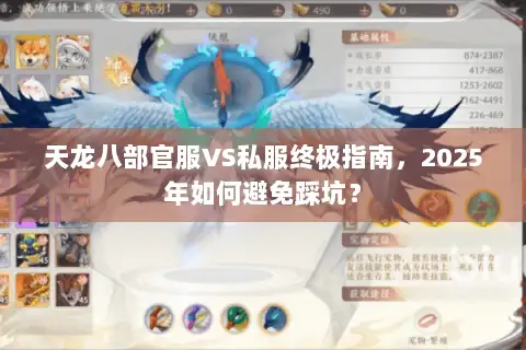 天龙八部官服VS私服终极指南，2025年如何避免踩坑？