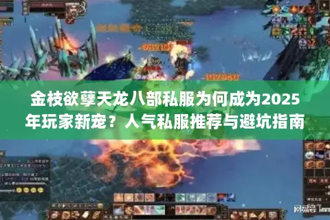 金枝欲孽天龙八部私服为何成为2025年玩家新宠？人气私服推荐与避坑指南