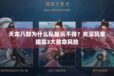 天龙八部为什么私服玩不得?资深玩家揭露3大致命风险 天龙八部为什么私服玩不得?资深玩家揭露3大致命风险