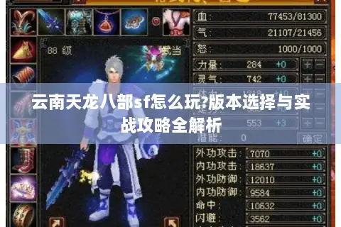 云南天龙八部sf怎么玩?版本选择与实战攻略全解析