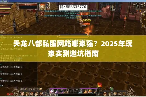 天龙八部私服网站哪家强？2025年玩家实测避坑指南