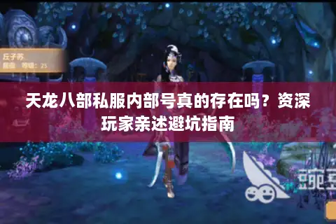 天龙八部私服内部号真的存在吗？资深玩家亲述避坑指南