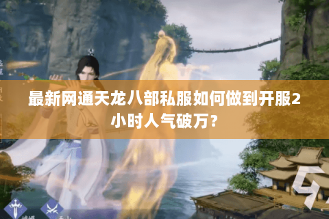 最新网通天龙八部私服如何做到开服2小时人气破万？