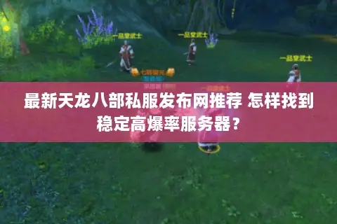 最新天龙八部私服发布网推荐 怎样找到稳定高爆率服务器？
