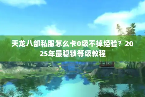 天龙八部私服怎么卡0级不掉经验？2025年最稳锁等级教程