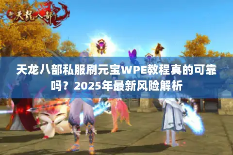 天龙八部私服刷元宝WPE教程真的可靠吗？2025年最新风险解析