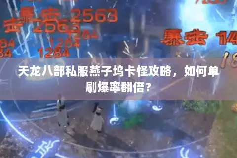 天龙八部私服燕子坞卡怪攻略，如何单刷爆率翻倍？