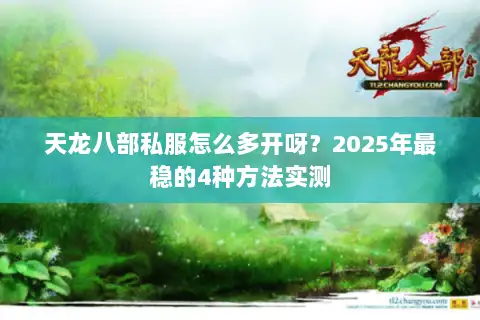 天龙八部私服怎么多开呀？2025年最稳的4种方法实测