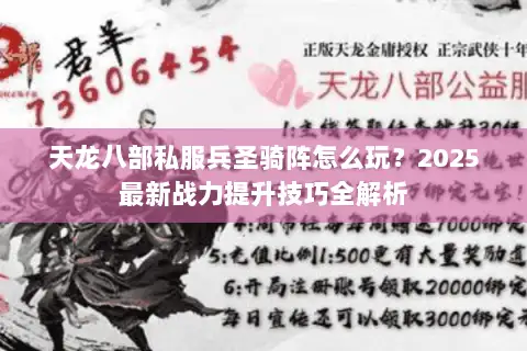 天龙八部私服兵圣骑阵怎么玩?2025最新战力提升技巧全解析 天龙八部私服兵圣骑阵怎么玩?2025最新战力提升技巧全解析