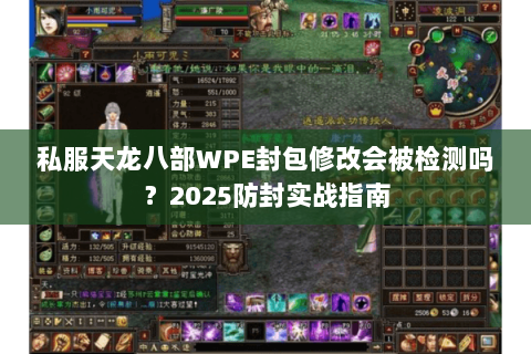 私服天龙八部WPE封包修改会被检测吗？2025防封实战指南