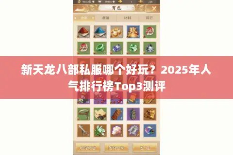 新天龙八部私服哪个好玩?2025年人气排行榜Top3测评 新天龙八部私服哪个好玩?2025年人气排行榜Top3测评