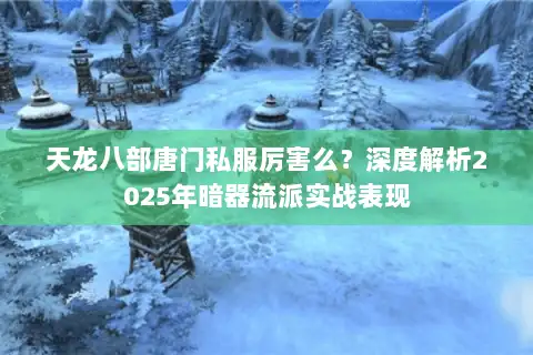 天龙八部唐门私服厉害么？深度解析2025年暗器流派实战表现