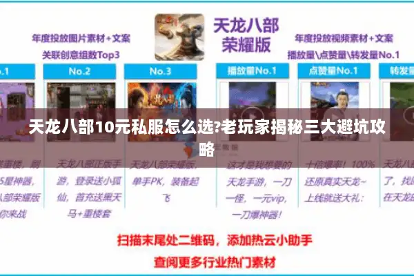 天龙八部10元私服怎么选?老玩家揭秘三大避坑攻略 天龙八部10元私服怎么选?老玩家揭秘三大避坑攻略