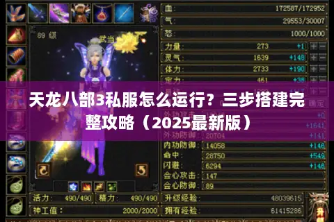 天龙八部3私服怎么运行?三步搭建完整攻略(2025最新版) 天龙八部3私服怎么运行?三步搭建完整攻略(2025最新版)