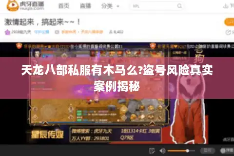 天龙八部私服有木马么?盗号风险真实案例揭秘 天龙八部私服有木马么?盗号风险真实案例揭秘