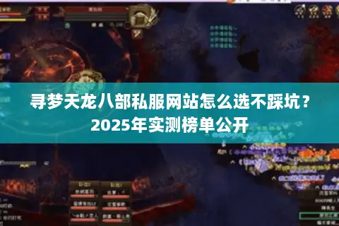寻梦天龙八部私服网站怎么选不踩坑？2025年实测榜单公开