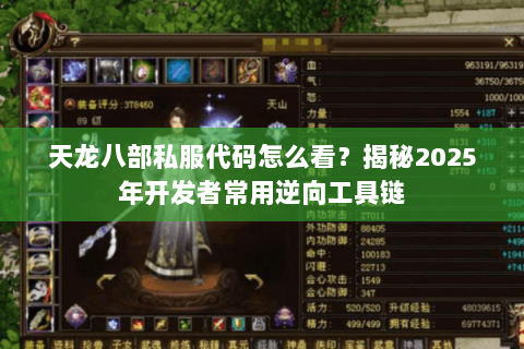 天龙八部私服代码怎么看？揭秘2025年开发者常用逆向工具链