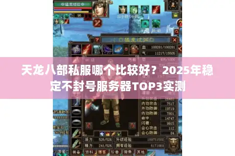 天龙八部私服哪个比较好？2025年稳定不封号服务器TOP3实测