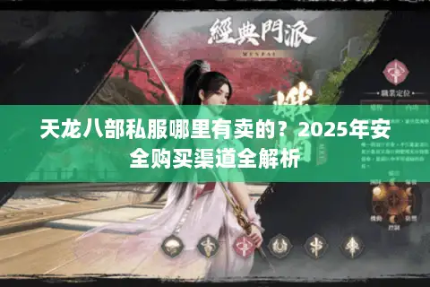 天龙八部私服哪里有卖的？2025年安全购买渠道全解析