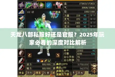 天龙八部私服好还是官服？2025年玩家必看的深度对比解析