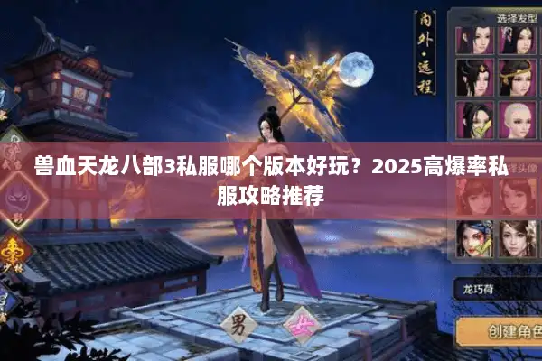 兽血天龙八部3私服哪个版本好玩？2025高爆率私服攻略推荐
