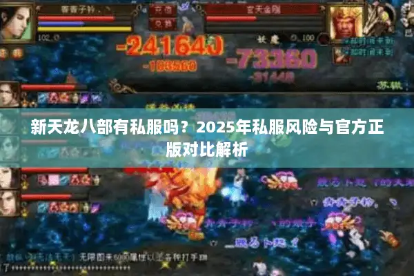 新天龙八部有私服吗?2025年私服风险与官方正版对比解析 新天龙八部有私服吗?2025年私服风险与官方正版对比解析