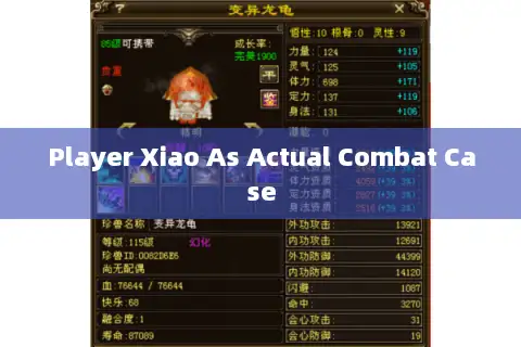 Player Xiao As Actual Combat Case