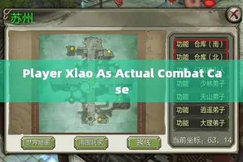 Player Xiao As Actual Combat Case