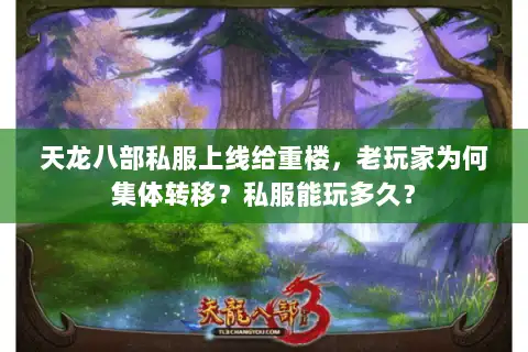 天龙八部私服上线给重楼,老玩家为何集体转移?私服能玩多久? 天龙八部私服上线给重楼,老玩家为何集体转移?私服能玩多久?