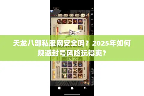 天龙八部私服网安全吗？2025年如何规避封号风险玩得爽？